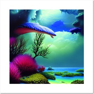 Fantasy Imaginary Seascape, Amazing Nature Posters and Art